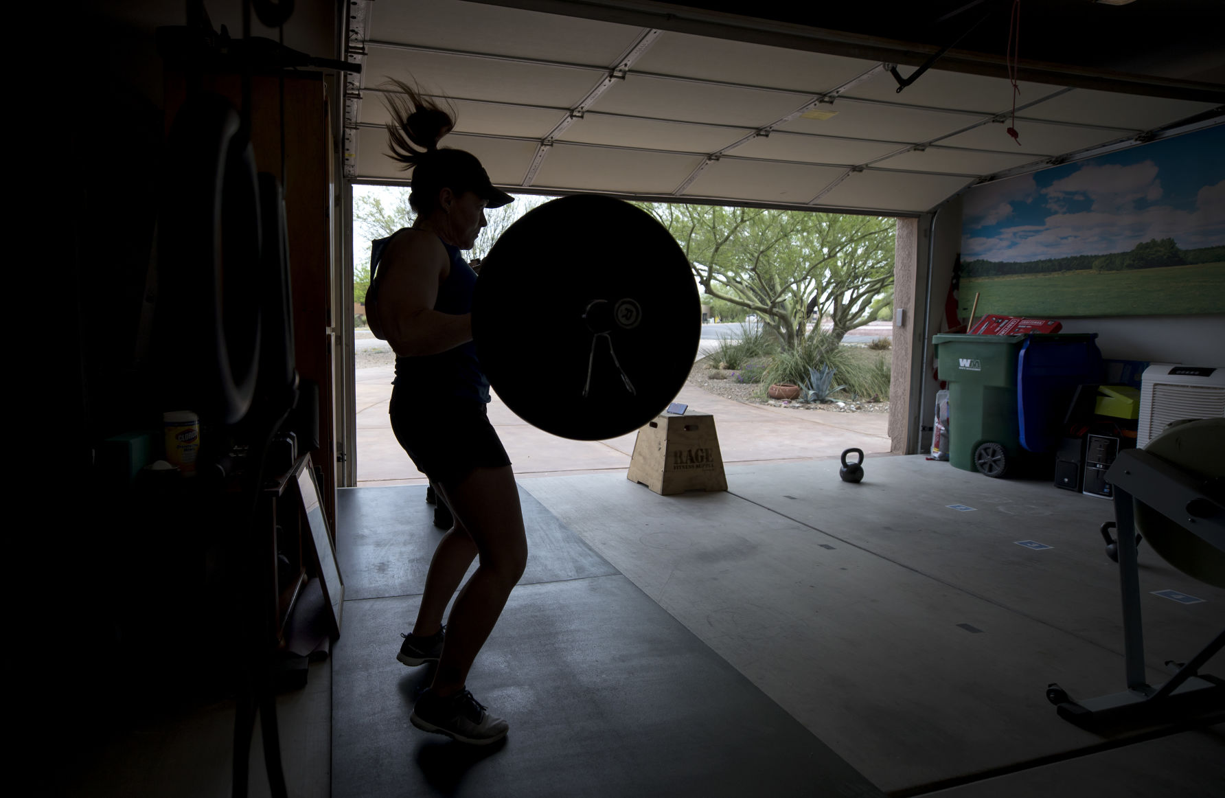 At-home garage workouts